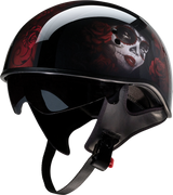 Z1R Vagrant Helmet - Red Catrina - Black/Red - Small 0103-1314