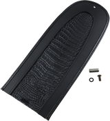 DRAG SPECIALTIES Fender Skin - Centro de piel sintética de Gator en relieve 1405-0148 