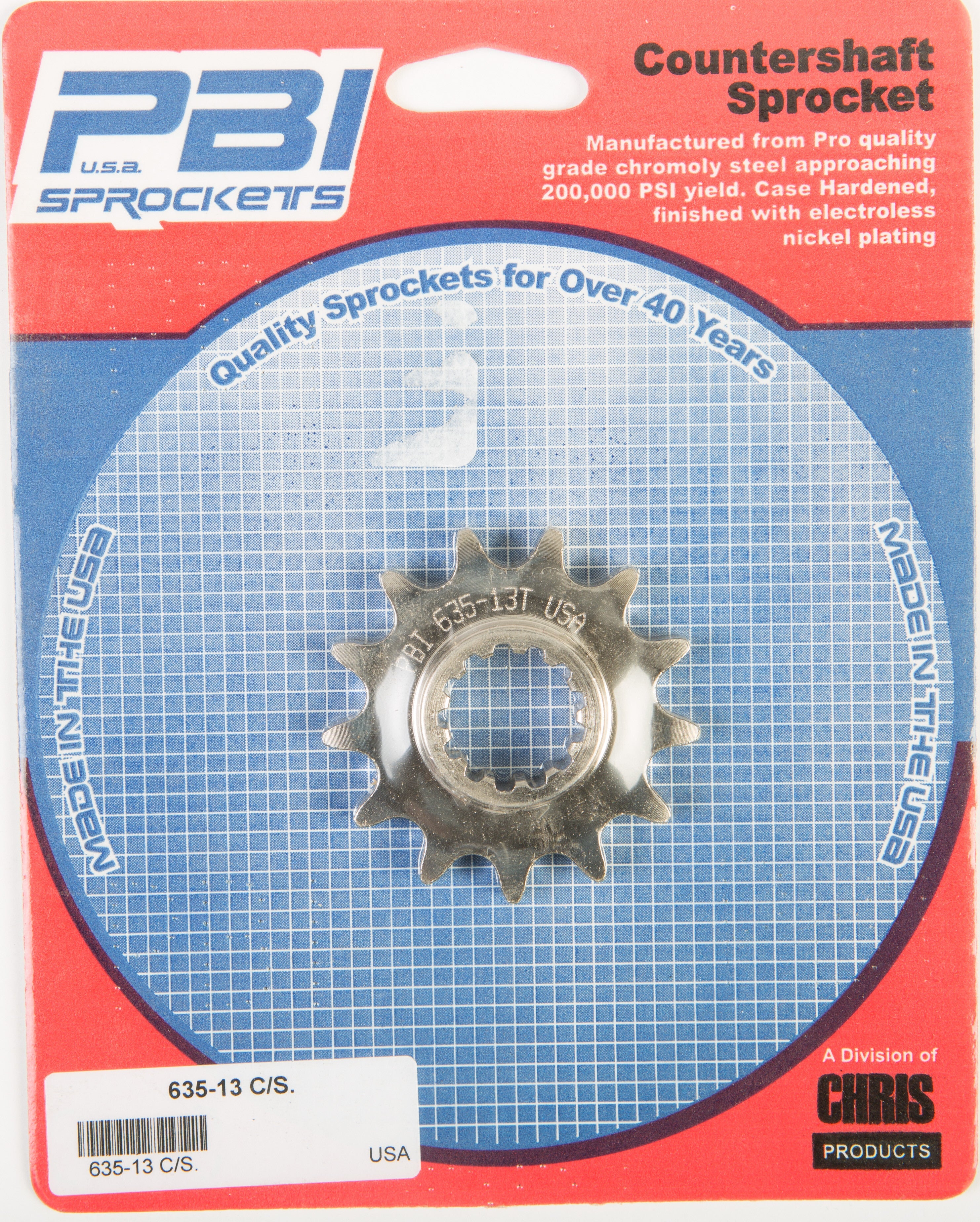 PBIFront Cs Sprocket Steel 13t-428 Kaw/Suz635-13 – Bills Performance