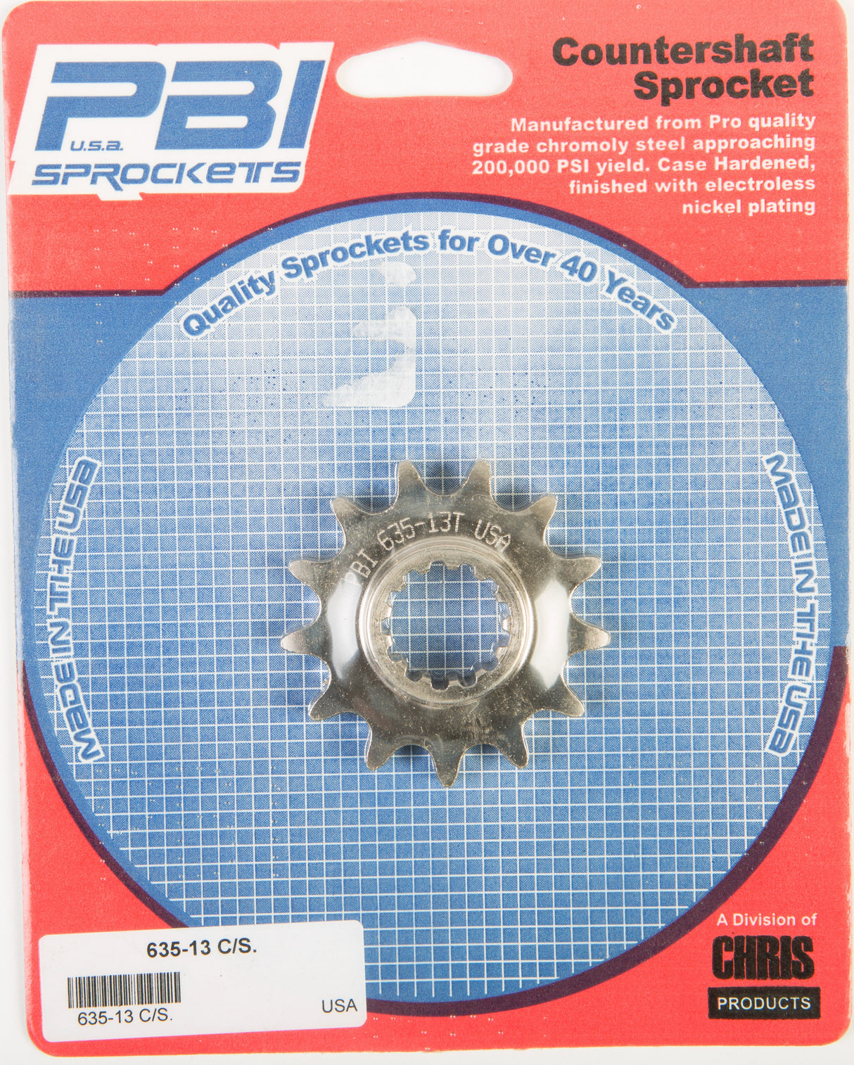 PBIFront Cs Sprocket Steel 13t-428 Kaw/Suz635-13