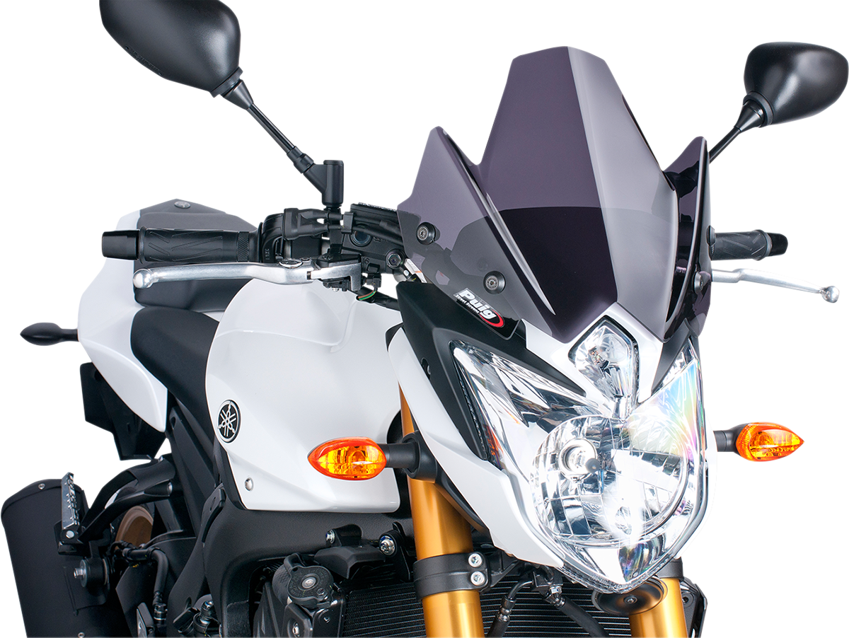 PUIG HI-TECH PARTS New Generation Windscreen - Dark Smoke - FZ8 5872F