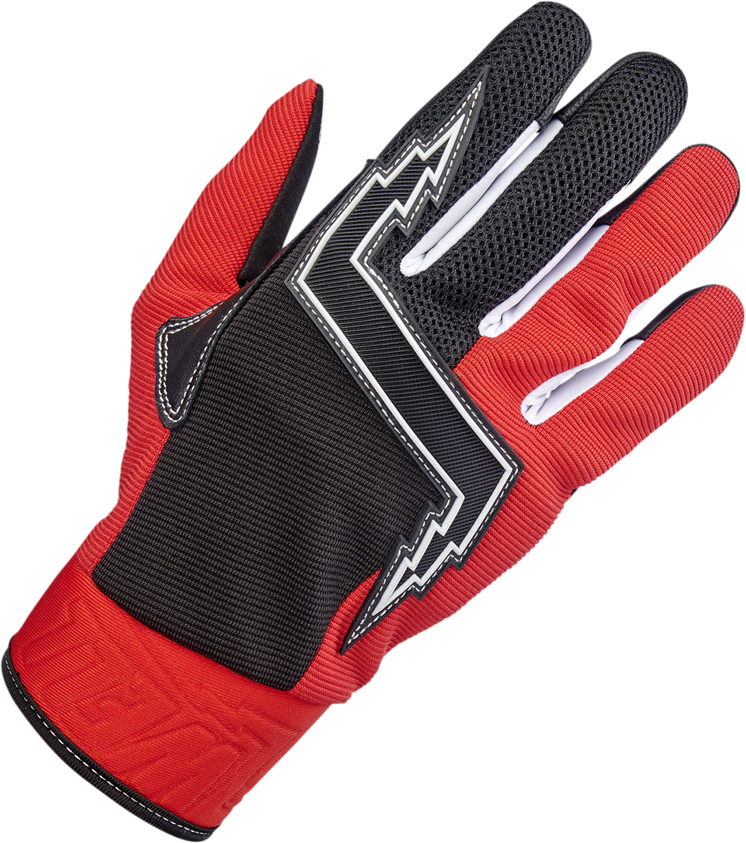 BILTWELL Baja Gloves - Red - Small 1508-0801-302