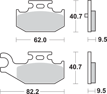 SBS Off-Road Sintered Brake Pads 816SI