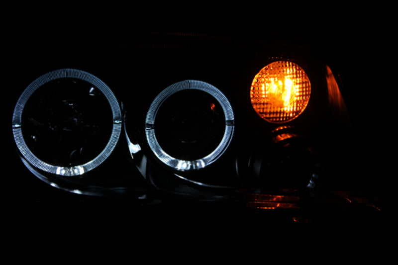 ANZO 1999-2005 Volkswagen Jetta Projector Headlights w/ Halo Black (CCFL) 121369