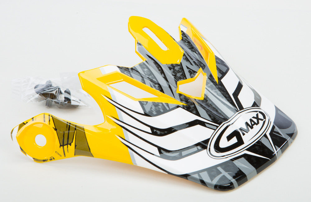 GMAX Gm-46y-1 Shredder Visor Yellow Youth G046021
