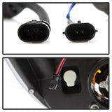 Spyder 08-13 Toyota Sequoia Projector Headlights - Light Bar DRL - Black PRO-YD-TTU07V2-LB-BK 5085344