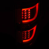 ANZO 2009-2013 Ford F-150 LED Taillights Black 311257