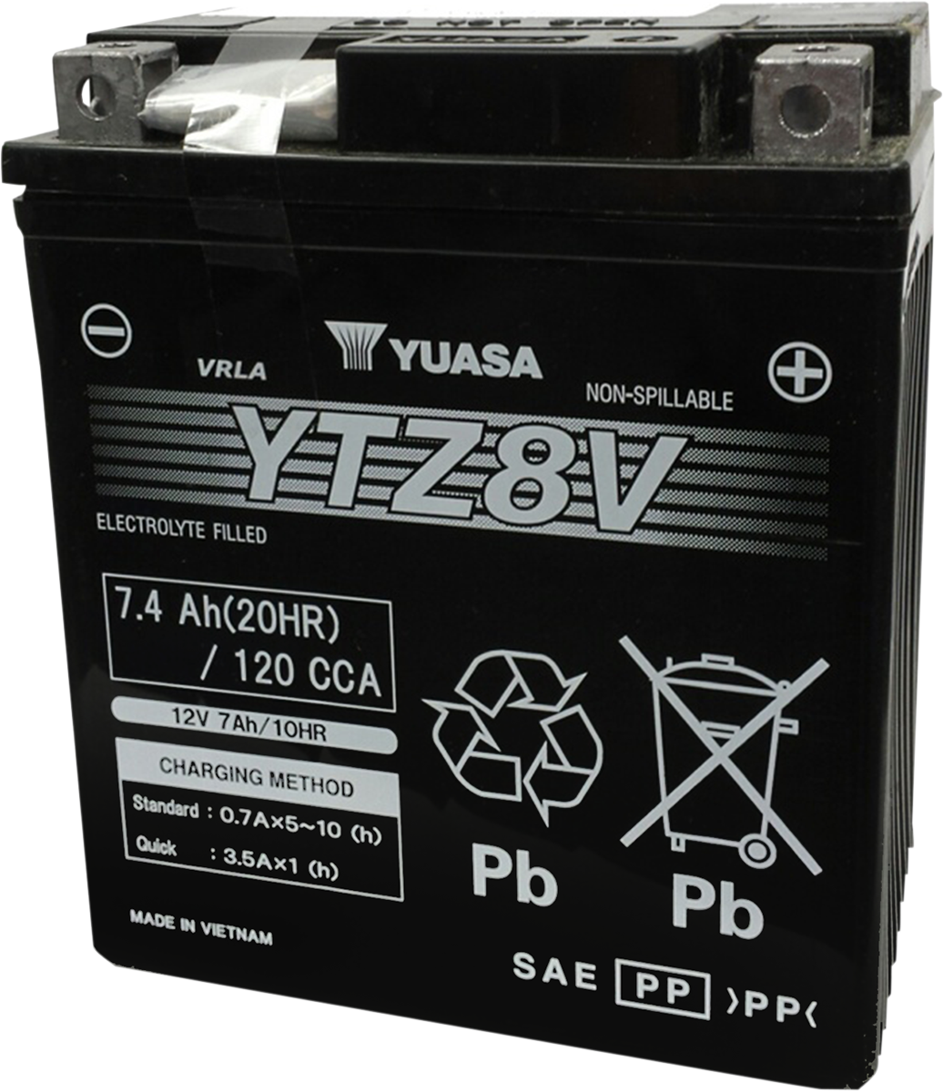 YUASA AGM Battery - YTZ8V YUAM728ZV