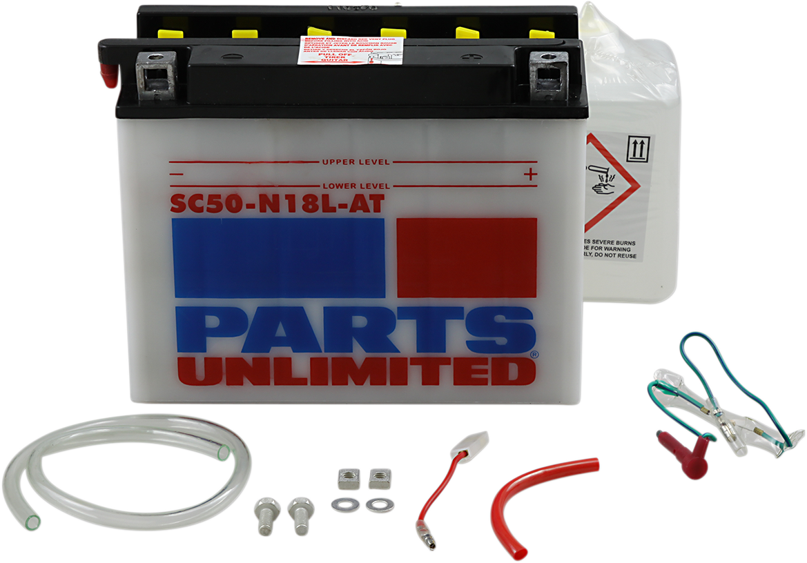 Parts Unlimited Battery - Sy50n18lat With Sensor Sc50-N18l-At-Fp