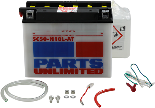Parts Unlimited Battery - Sy50n18lat With Sensor Sc50-N18l-At-Fp