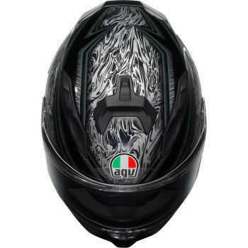 AGV K7 Helmet - Damascus - Black/Silver - Large 0101-17974