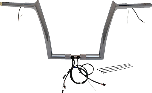 FAT BAGGERS INC. Handlebar Kit - Pointed Top - 12" - Chrome 901912