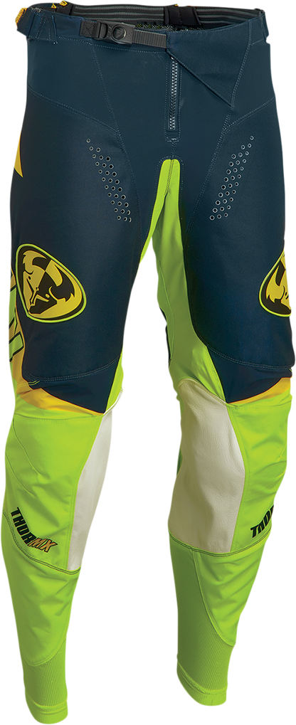 THOR Pulse 04 LE Pants - Midnight/Lime - 28 2901-9990