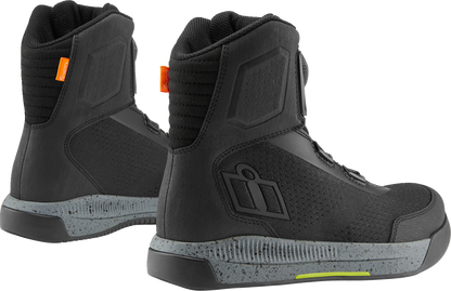 ICON Overlord™ Vented CE Boots - Black - Size 8 3403-1257