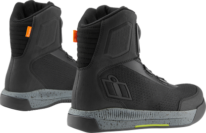 ICON Overlord™ Vented CE Boots - Black - Size 12 3403-1265