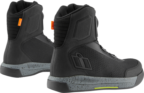 ICON Overlord™ Vented CE Boots - Black - Size 10 3403-1261