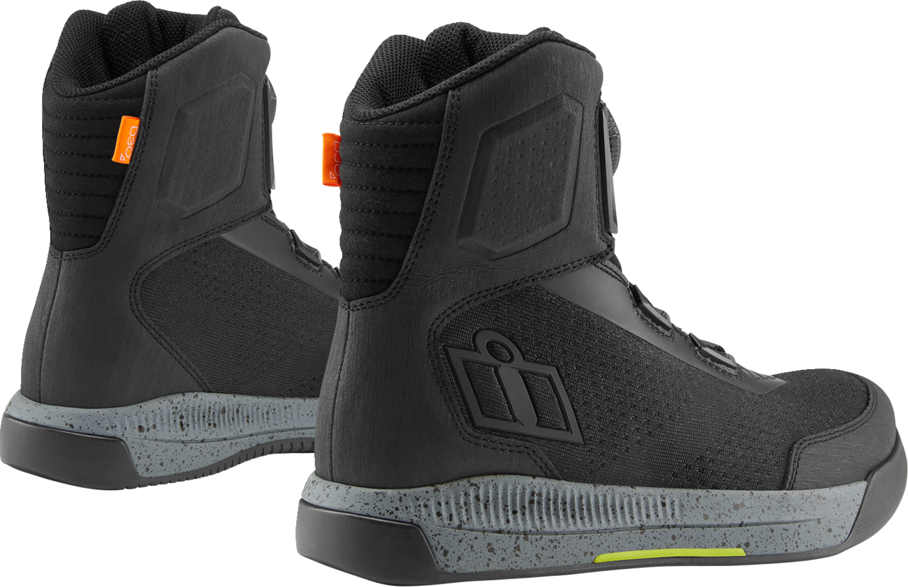 ICON Overlord™ Vented CE Boots - Black - Size 8 3403-1257