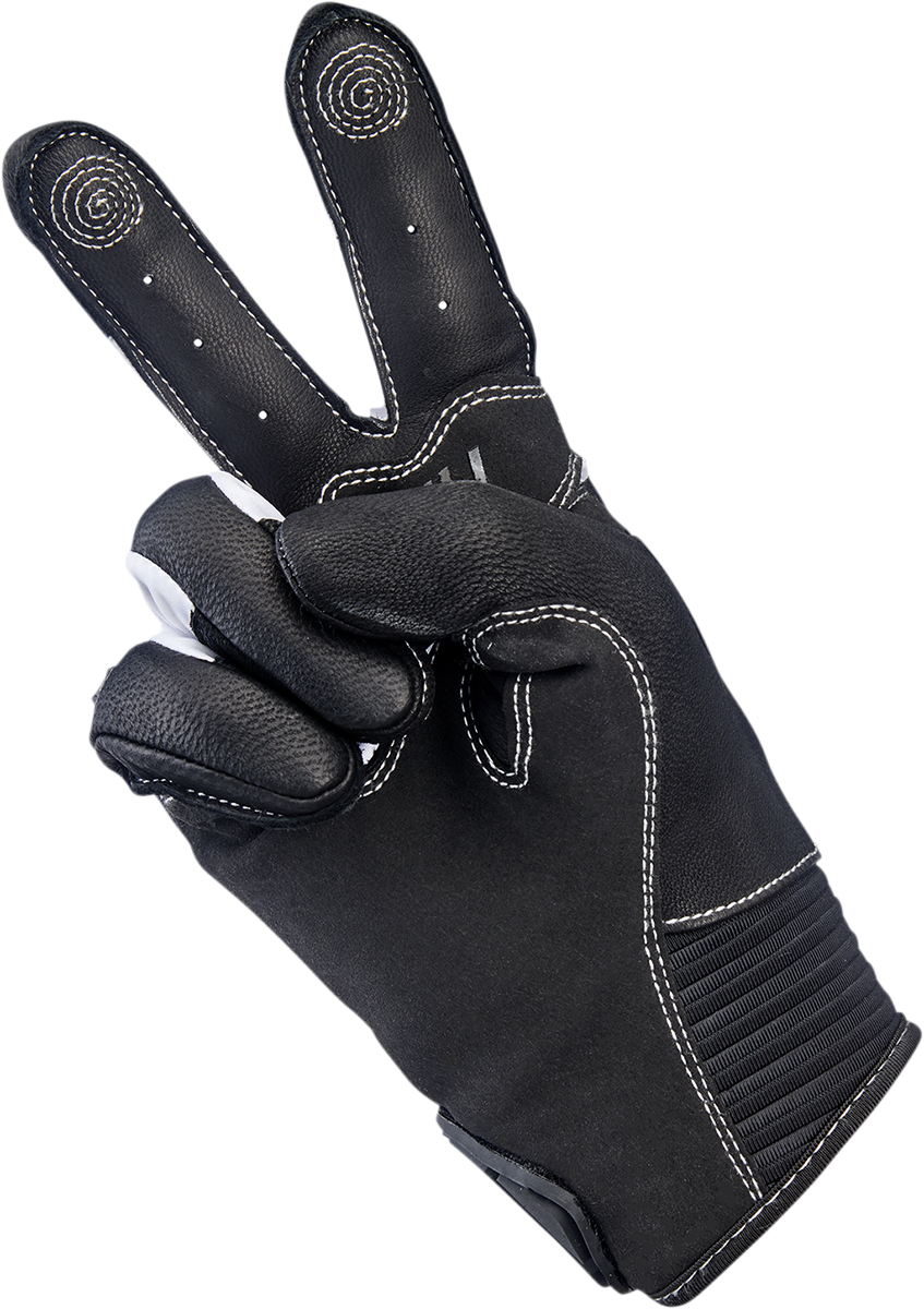 BILTWELL Bridgeport Gloves - Red - Medium 1509-0801-303