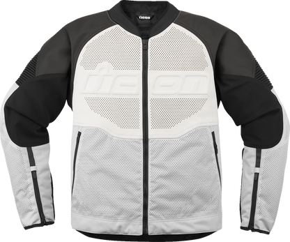 ICON Overlord3™ CE Leather Jacket - White - Small 2810-4118