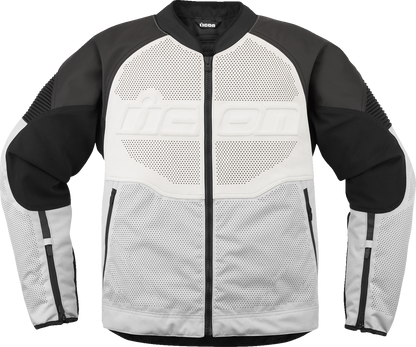 ICON Overlord3™ Leather Jacket - White - Small 2810-4118