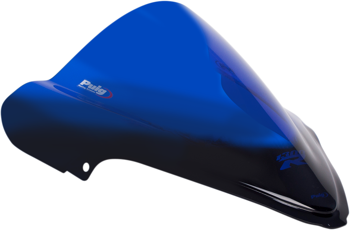 PUIG HI-TECH PARTS Race Windscreen - Blue - Hayabusa 4826A