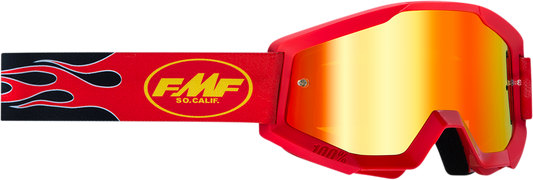 Gafas FMF PowerCore - Flame - Rojo - Espejo rojo F-50051-00008 2601-3009 