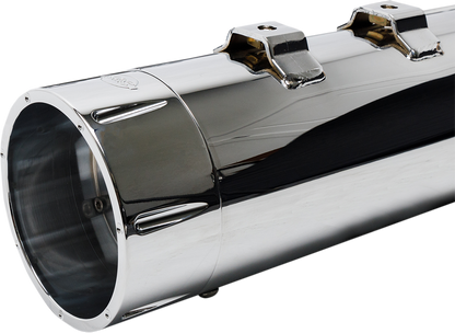 S&S CYCLE Mufflers - Chrome - Chrome Tracer S/B CHR W/CHR END CAPS 550-0669