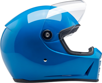 BILTWELL Lane Splitter Helmet - Gloss Tahoe Blue - Small 1004-129-502