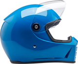 BILTWELL Lane Splitter Helmet - Gloss Tahoe Blue - Large 1004-129-504