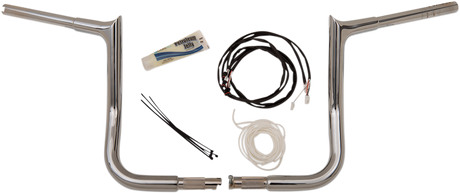 FAT BAGGERS INC. Handlebar Kit - Pointed Top - 12" - Chrome 909212
