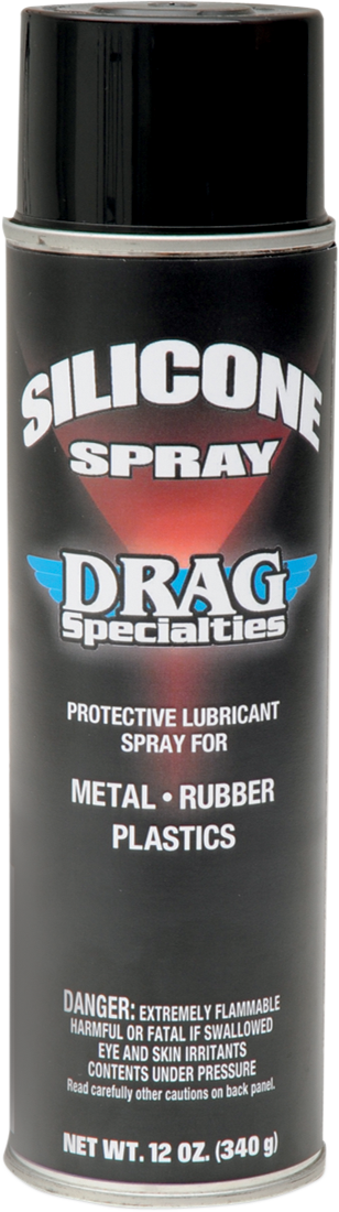 DRAG SPECIALTIES Spray de silicona - 12 oz. peso neto. -Aerosol SP077DRAG