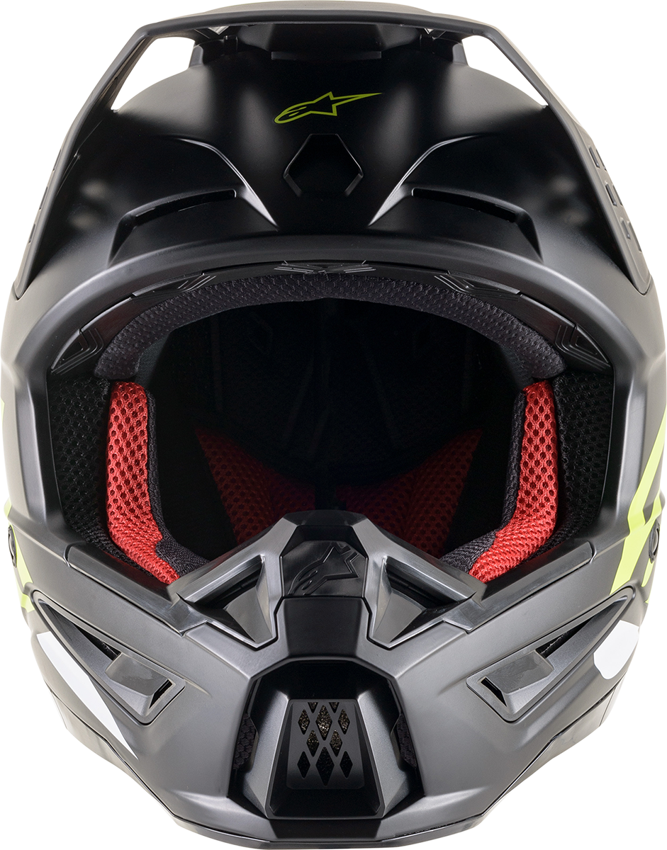 ALPINESTARS SM5 Helmet - Compass - Matte Black/Yellow Fluo - XS 8303321-1559-XS