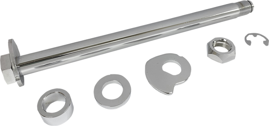 DRAG SPECIALTIES Axle Kit - Rear - Chrome - '14-'21 FLT W16-0352