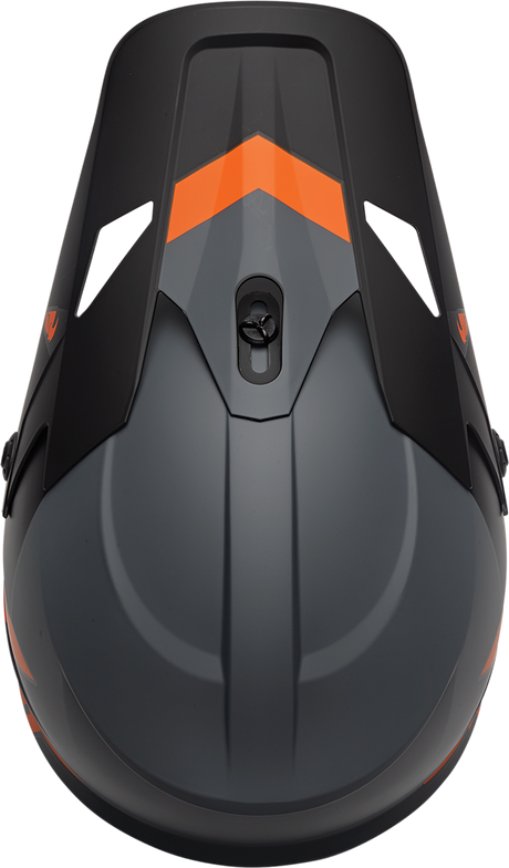 THOR Sector Helmet - Chev - Charcoal/Orange - Small 0110-7337