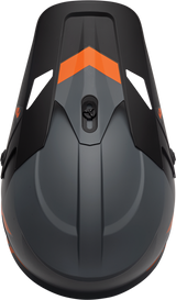 THOR Sector Helmet - Chev - Charcoal/Orange - Large 0110-7339