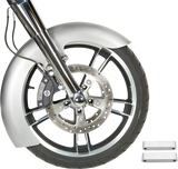 RUSS WERNIMONT DESIGNS Custom Dresser Front Fender for 21" Wheel - Steel - LS-2 Style - 5.5" W x 43" L RWD-50137