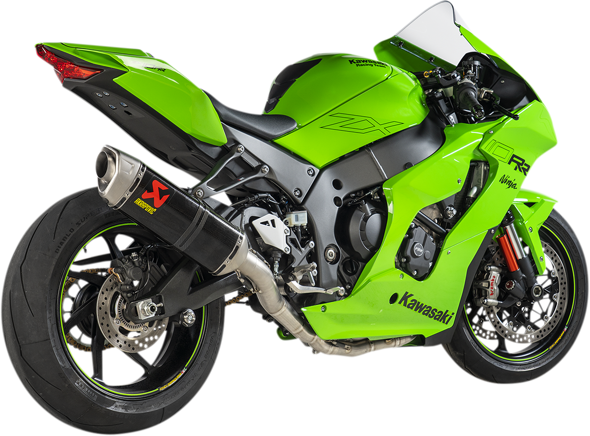 Sistema de escape AKRAPOVIC Evolution Line - Fibra de carbono Ninja ZX-10RR /R 2021-2023 S-K10E10-RC 1810-2871 