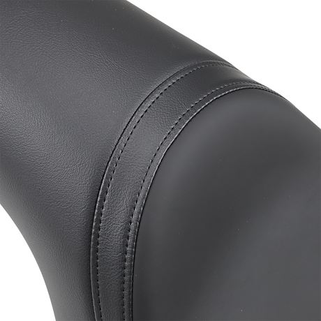 DRAG SPECIALTIES Predator Seat - Smooth - Solar Reflective - XL '04-'22 NO RUBBER BUMPERS 0804-0398