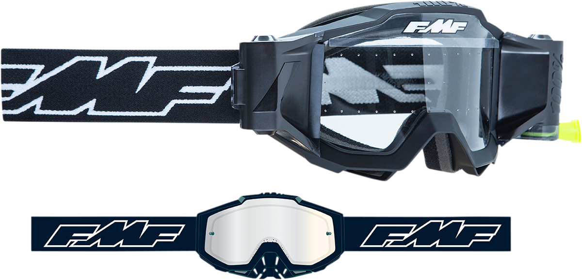 Gafas FMF Youth PowerBomb Film System - Rocket - Negro - Transparente F-50049-00001 2601-3001 