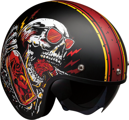 Z1R Saturn Helmet - Devil Made Me - Black/Red - Medium 0104-2818