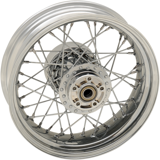 DRAG SPECIALTIES Rear Wheel - Single Disc/No ABS - Chrome - 16"x5.00" - '09+ 64398