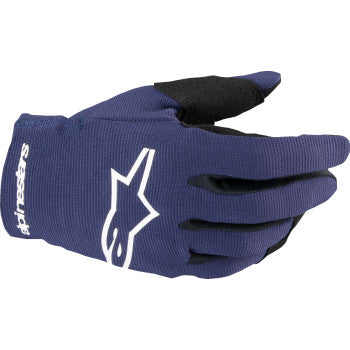 ALPINESTARS Youth Radar MX Gloves - Night Navy/White - Medium 3541824-7120-M