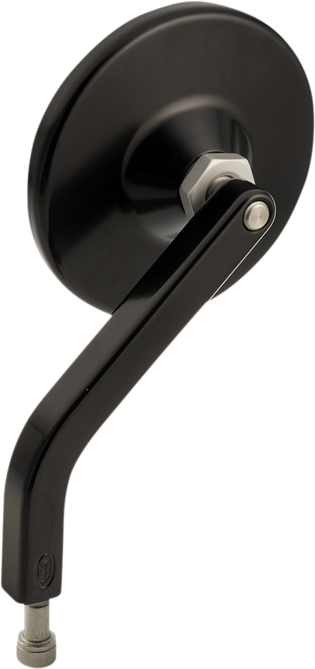JOKER MACHINE Mirror - No. 7 OE - Side View - Round - Black - Left 03-051-1L