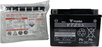 YUASA AGM Battery - YTZ5S-BS YUAM62TZ5