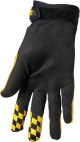 THOR Hallman Digit Gloves - Black/Yellow - Medium 3330-6778