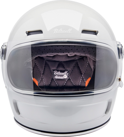 BILTWELL Gringo SV Helmet - Gloss White - Large 1006-104-504