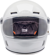 BILTWELL Gringo SV Helmet - Gloss White - Small 1006-104-502