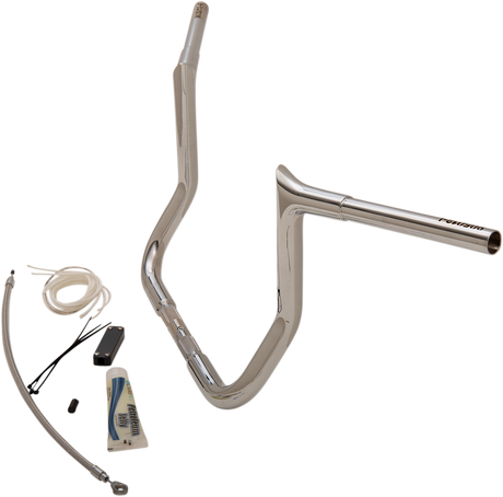 FAT BAGGERS INC. Handlebar Kit - Pointed Top - 12" - Chrome 909112