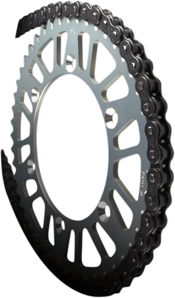 JT CHAINS 428 HDR - Heavy Duty Drive Chain - Steel - 122 Links JTC428HDR122SL