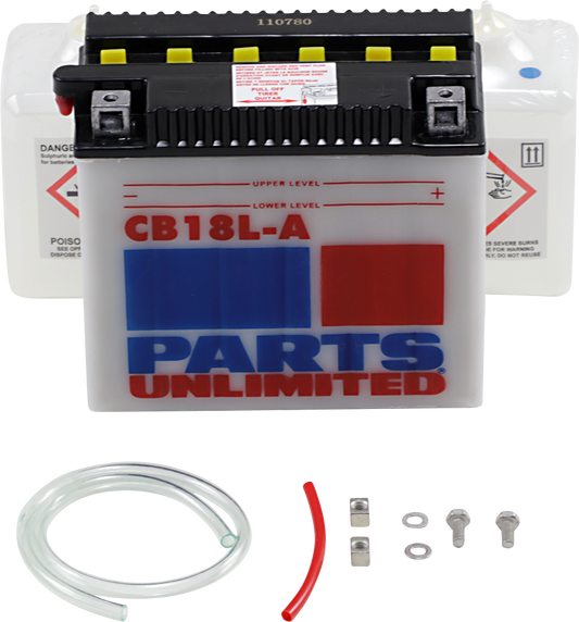 Parts Unlimited Battery - Yb18l-A Cb18l-A-Fp